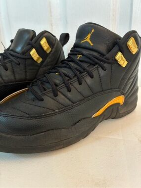 Nike Air Jordan 12 Retro GS "Black Taxi" 153265-071 Women’s Sz 6.5 Men’s Sz 5.5